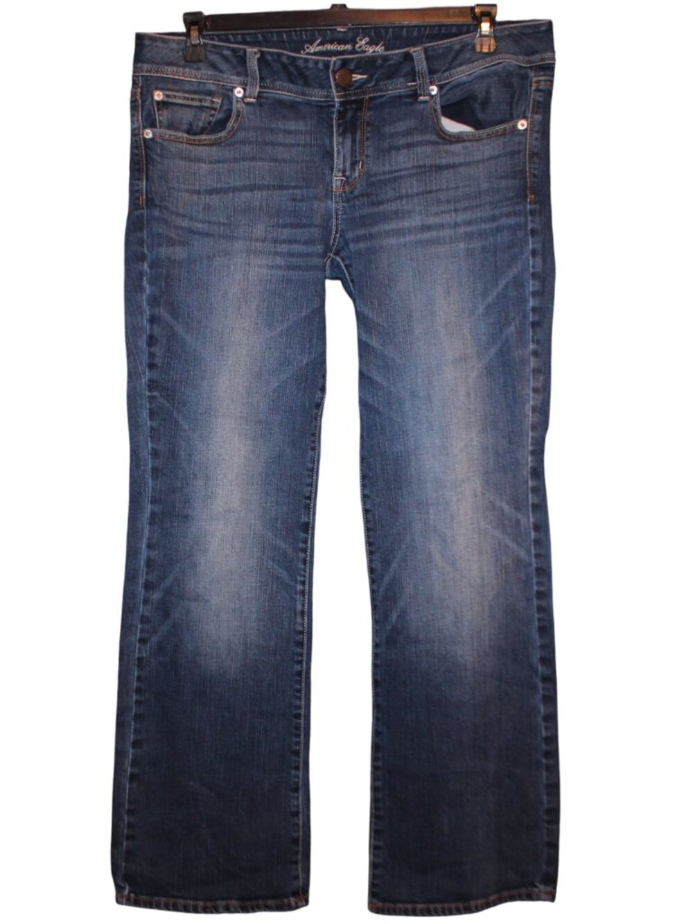 Vintage 2011 American Eagle Slim Bootcut Jeans 14R Medium Wash Low Mid Rise